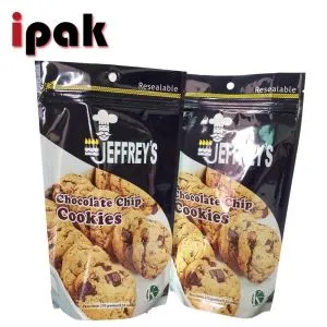 Sérsniðin standa upp pokapoki fyrir kex